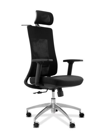 Кресло Pulse A ткань / TW черная (спинка)/ Сахара терракотовая (сиденье)